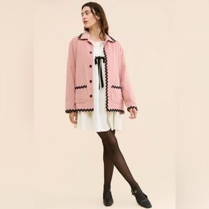 Sister Jane Gordon Ric Rac Lightweight Jacket Blazer Small